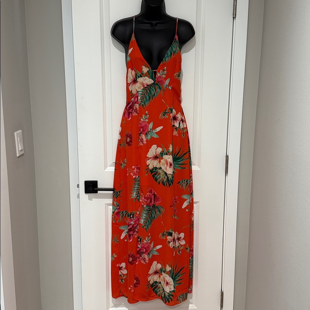 Sugar + L!ps Tropical Maxi Dress